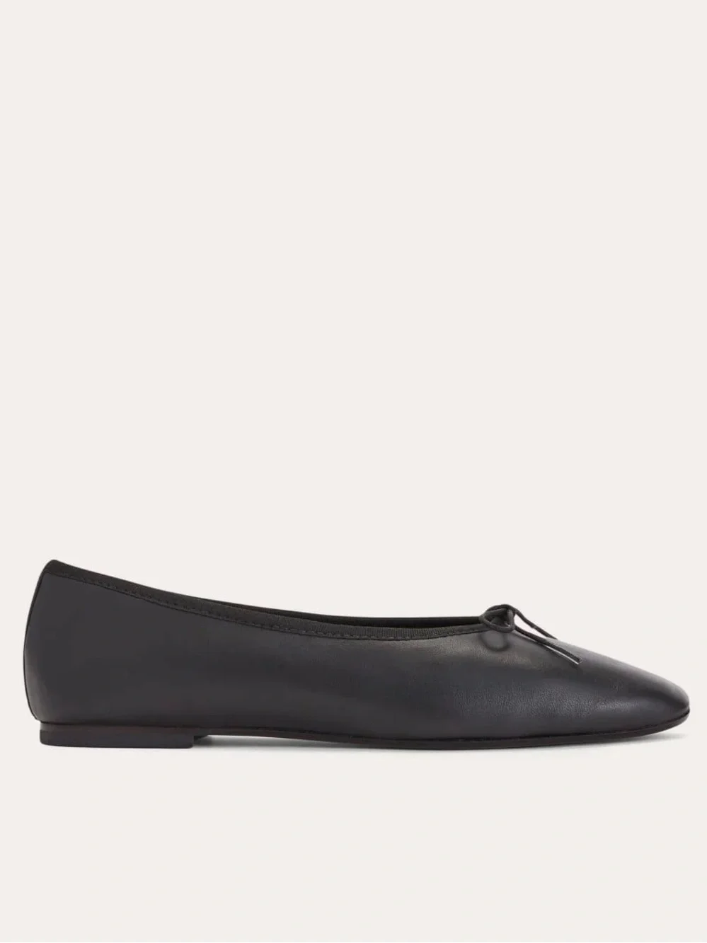 Everlane Day Glove Flat Black Leather Ballet Slip On Size 5.5 NWOB Chic - Picture 4 of 10